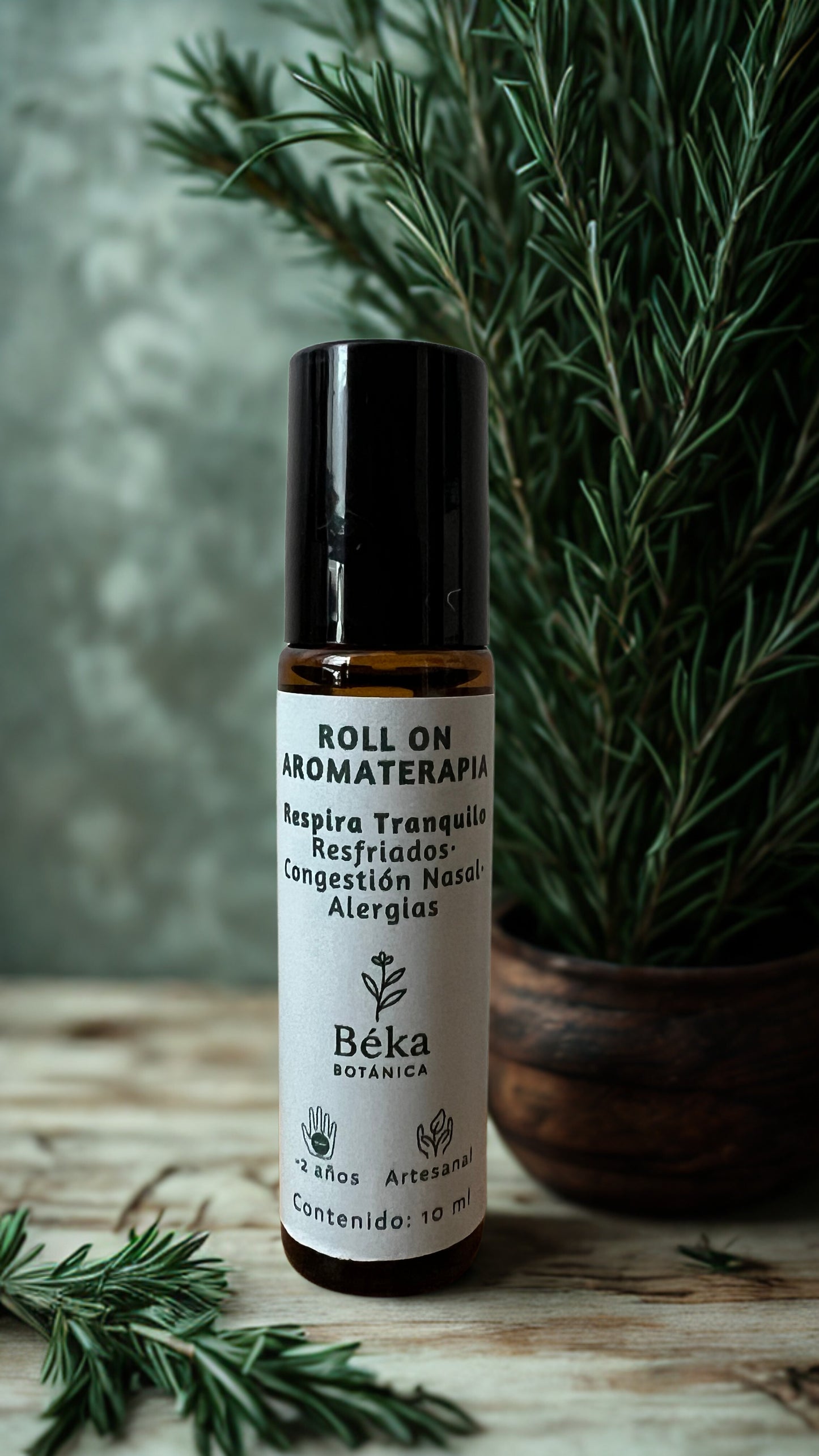 Roll-on de Aromaterapia, Respira Tranquilo 10ml
